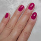 HOMEI 12 FREE Nail Cover Hardener Cranberry Red on nails video